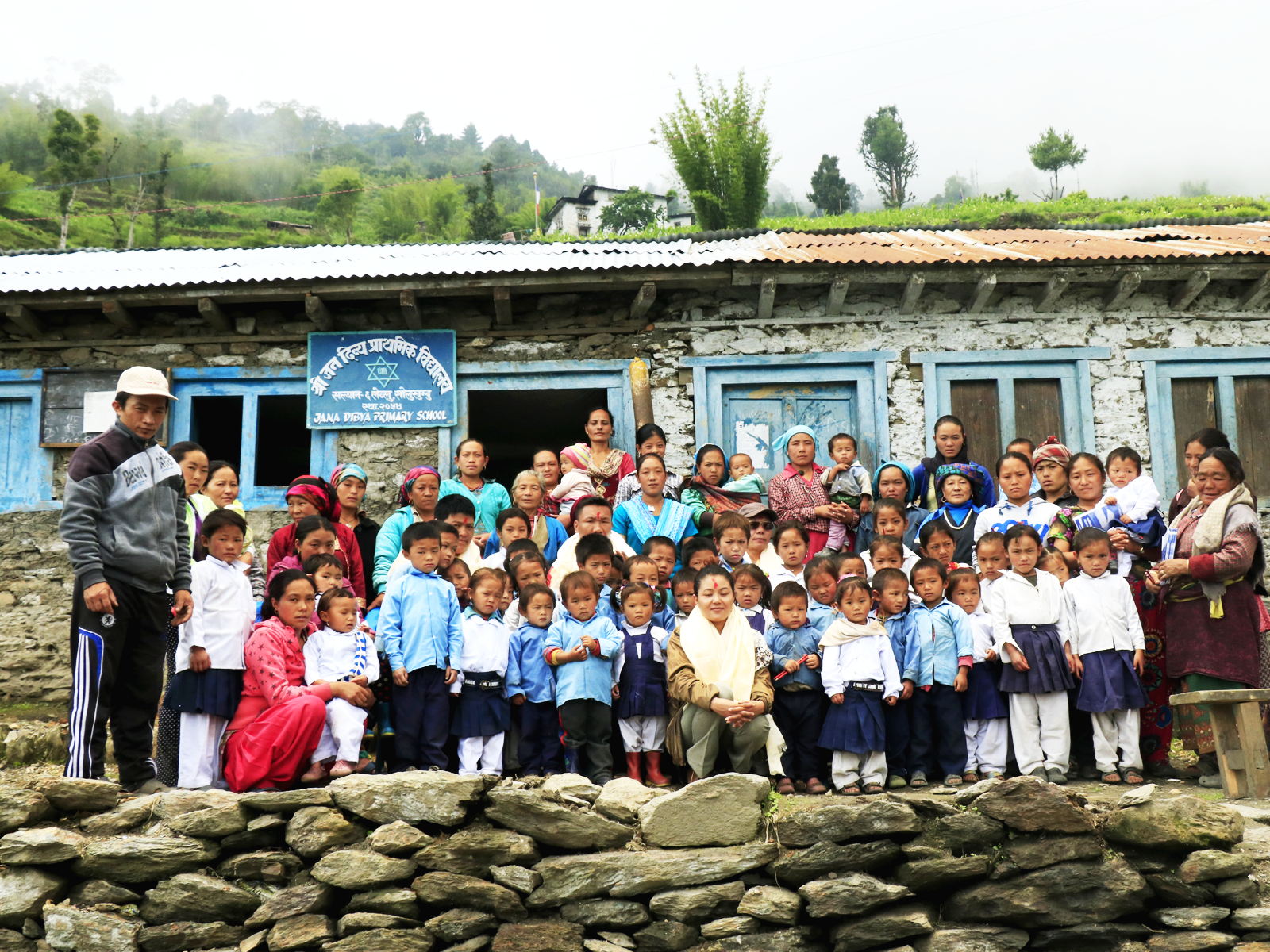 Supporting in  Himalayas